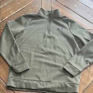 Under Armour Forest Green Quarter-Zip Pullover